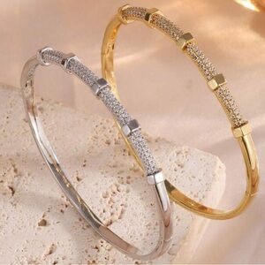 Gold and Silver Bangle